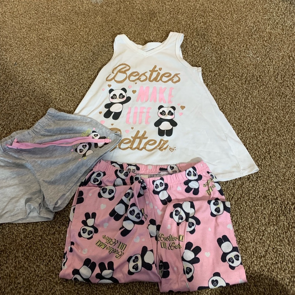 Girls pajama set - kids - size 8